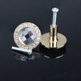 thumbnail image 3 of 30mm Round Shape Alloy Door Knob cabinet handle Embedded Rhinestone Kitchen Cupboard Wardrobe Drawer Pull Handle, 3 of 7