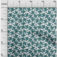 thumbnail image 2 of oneOone Viscose Jersey Teal Green Fabric Asian Block Craft Projects Decor Fabric Printed By The Yard 60 Inch Wide, 2 of 4