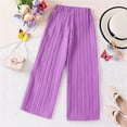 thumbnail image 2 of Cnuiaeg Girls' Fashionable Pleated Wide - Leg Long Trousers for Everyday Wear,Color ,Size 7-8 Years, 2 of 9
