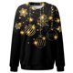 thumbnail image 2 of Gibobby Sudaderas para mujer navidad Blusa de manga larga con cuello en O para mujer, para uso diario, en casa, al libre, con estampado navideño(Dolado,CH), 2 of 5