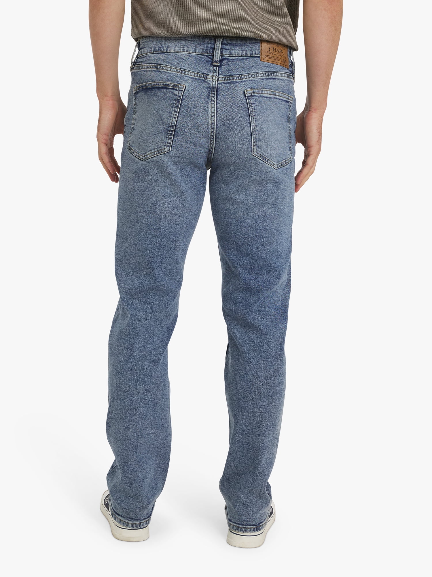 Chaps Men's & Big Men's Stretch Relaxed-Fit Denim Jeans, Sizes 30-42