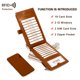 thumbnail image 4 of Billetera para mujer con bloqueo RFID, billetera con bolsillo con cremallera y funda para múltiples tarjetas plegable doble MFZFUKR BST3058697-1, 4 of 5