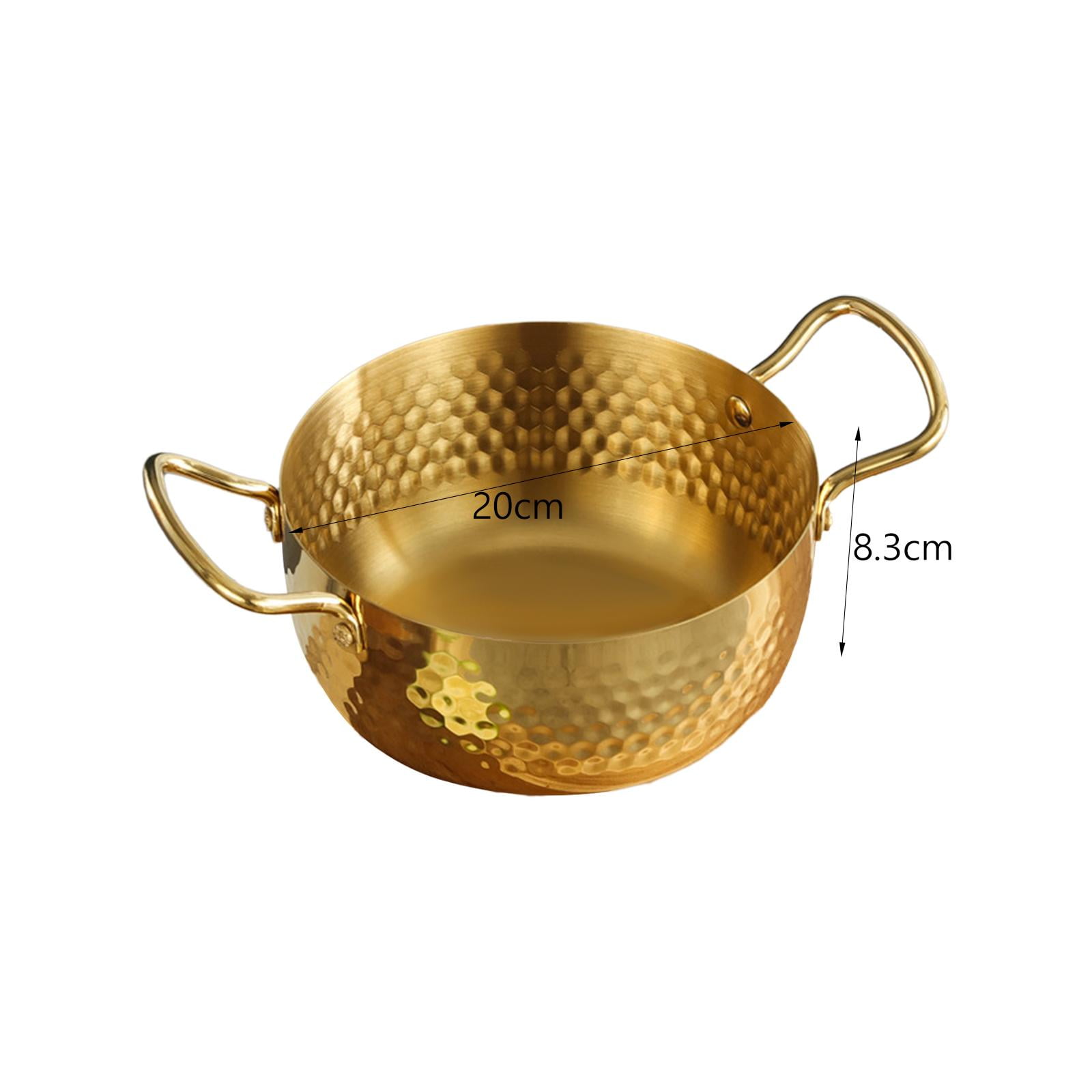 Cabilock 2 Sets Korean Ramen Pot ramen noodles bulk korean ramen cooking  pot with lid korean kitchen products sauce warmer pot stew pots with lids