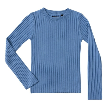 

KIDPIK Girls Long Sleeve Ribbed Crewneck Sweater Size: 12 Months - XXL (16)