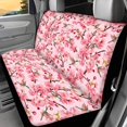 thumbnail image 2 of Uourmeti Pink Cherry Blossom Hummingbird Scratch Proof Universal Car Seat Cover Cushions for Car Interior SUV Accessories, Non-Slip Car Rear Seat Covers Decorative Full Cover Seat Protectors, 2 of 4