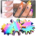 thumbnail image 3 of 1pcs French Smile Line Edge Trimmer Cutter Acrylic Nail Tips Mold Guides Stainless Steel Nails Template Manicure Tools, 3 of 9