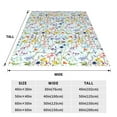 thumbnail image 3 of Fuzoiu Beautiful wild flower forest Print Ultra-Soft Micro Fleece Blanket,All Seasons Flannel Throw, Lightweight Blanket for Bed, Sofa, Couch, Movie Night, Camping, and Travel-60"x50", 3 of 7