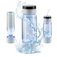 thumbnail image 1 of VEVOR Hydrogen Water Bottle Generator 380 ml/13.4 oz with Nasal Inhalation Tube, 1 of 9