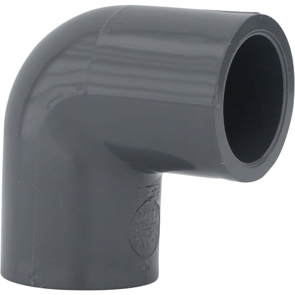 Charlotte Pipe 90 Degree Elbow 3/4 " Gray Schedule 80 Pvc