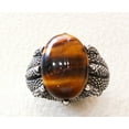 thumbnail image 6 of Tiger Eye Mans Ring, Natural Tiger Eye Ring, Eagle Claw Ring, Silver Jewelry, 925 Silver Ring, Birthday Gift, Heavy Mens Ring, Arabic Design, Ottoman Style Ring, Christmas, Turkey Mens Signet Ring, 6 of 6