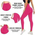 thumbnail image 5 of FUNING  Soft Leggings for Women - High Waisted Tummy Control No See Through Workout Yoga Pants, 5 of 6