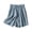 Blue #2, variant on pstuiky Summer Dresses , Women Summer Cotton and Linen Shorts Solid Color Button Shorts with Pockets Leisure Wine M