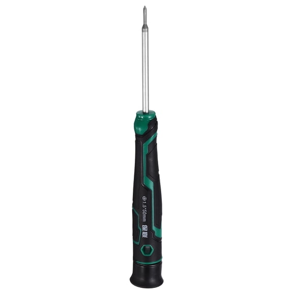 Uxcell PH000 Small Precision Screwdriver 5.4" Length Magnetic Phillips Screwdrivers S2 Steel Mini Screw Drivers with Cushion Grip for Eyeglass Watch Computer Laptop Phone