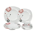 thumbnail image 2 of Lorren Home Trend Porcelain Geo Dinnerware 16-piece Set, 2 of 3