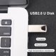 thumbnail image 4 of USB 2.0 Flash Drive 64GB Pendrive Pulgar de alta velocidad Pen Drive con llavero, 4 of 9
