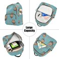 thumbnail image 5 of FORMRS Mini Backpack Purse for Women Travel Daypack Casual Shoulder Bag, Cartoon Capybaras, 5 of 7