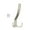 Pearl Nickel, variant on Geemin Zincs Alloy Coat Hook Wall Mounted Towel Hanger Robe Hook Double Prong Hook