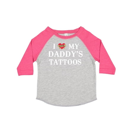 

Inktastic I Love My Daddy s Tattoos Gift Toddler Boy or Toddler Girl T-Shirt