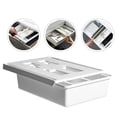 thumbnail image 1 of TAILTOSS table organizer for desk Drawer Organizer Plastic White 1 Set for Adults, 1 of 5