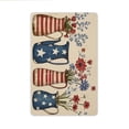 thumbnail image 3 of JML Doormat, Microfiber & Non-Slip Rubber Backing Door Mat - Rug Mats for Porch Entry Way Bathroom/Kitchen, (24"x36") - Vase with flowers, 3 of 5