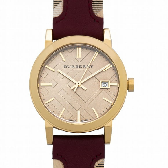 Burberry Quartz Champagne Dial Stainless Steel Unisex Watch BU9017