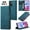Blue, variant on ETFAST Leather Wallet With Card Holder Zipper Phone Case For OPPO A36 4G High Quality Leather Phone Case