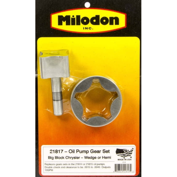 Milodon 21817 MLD21817 O/PUMP GEAR SET CHRY BB
