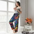 thumbnail image 5 of Cauagu Neon Graffiti Urban Art Pajama Pants for Women Loose Fit Wide Leg Trouser Pants Casual Elastic Waist Drawstring Lounge Pants, 5 of 6