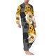 thumbnail image 2 of Fotbe Bee Gnome With Sunflower Pijama de Hombre con Estampado de Manga Larga, Conjunto de 2 Piezas, Ropa de Dormir Suave y Cómoda con Bolsillos-X-Large, 2 of 7