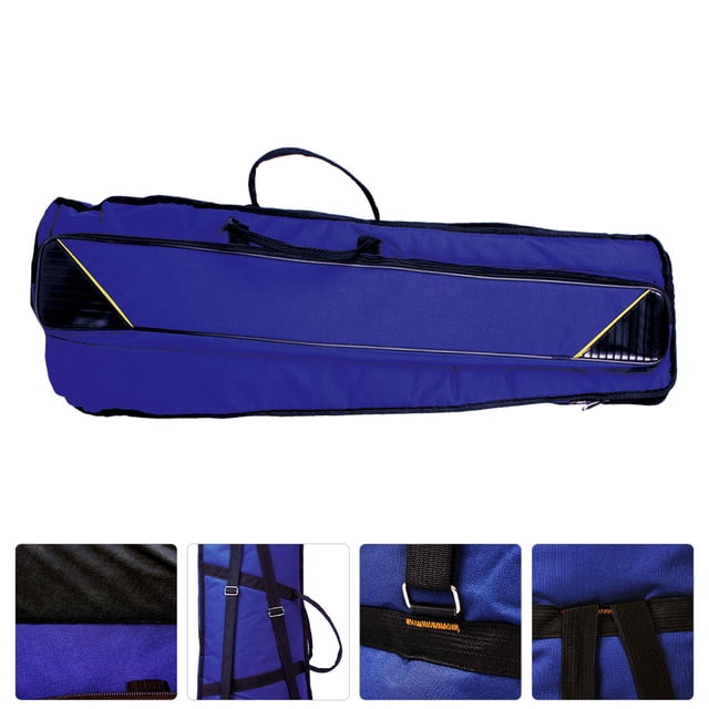 USHOBE 1pc Durable Oxford Cloth Trombone Bag Capacity Musical Instrument Storage For Easy Transport And Protection