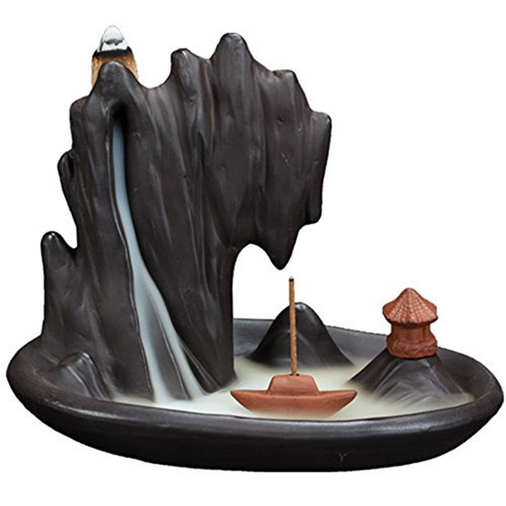 Spie Waterfall Landscape Reflux Incense Burner Originality Ceramics