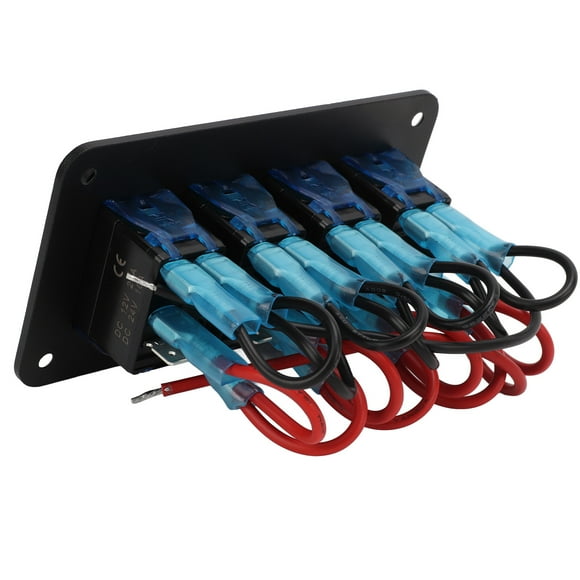 Waterproof Rocker Switches,4 Gang Rocker Switch Gang Rocker Switch Rocker Switch Panel High-End Performance