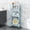 Blue, variant on Multi Layer Storage Rack Rolling Cart With Wheels Large Capacity Organizer Shelf Space Saving Easy Move Utility Cart For Living Room Bedroom Bathroom Kitchen Home Organization Use