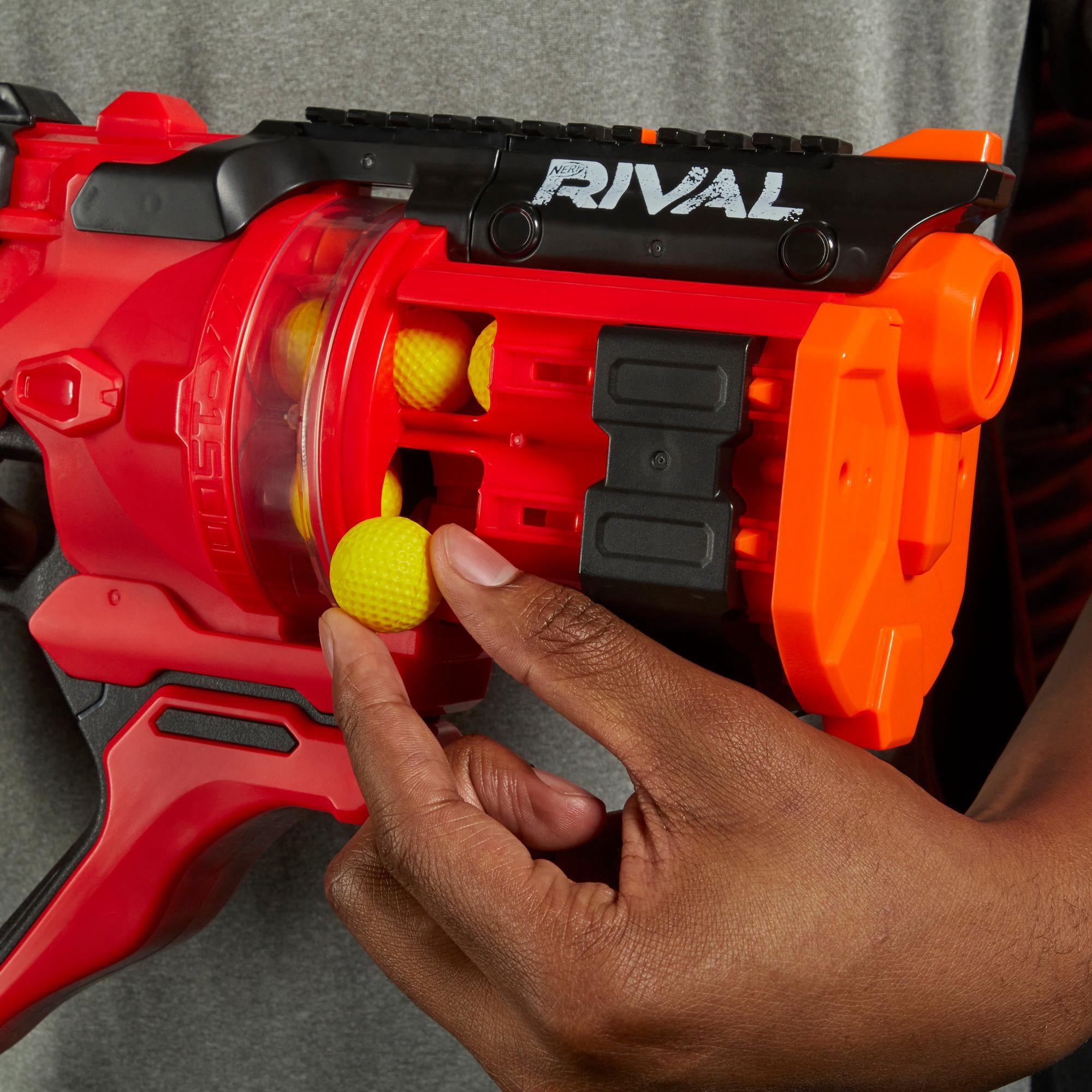 Nerf Rival Roundhouse XX-1500 Toy Blaster with 15 Ball Dart Rounds for Ages 14 and Up