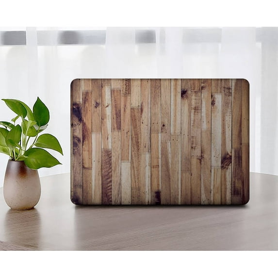 KSK KAISHEK Hard Case Cover Only for New MacBook Air 13 inchs 2022/2021/2020/2019/2018 A2337 m1 A2179 A1932 + Black Keyboard Cover, Wood grain 14_1