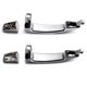 thumbnail image 5 of 2X Front Left with Keyhole Front Right/Rear Chrome ABS Door Outer Handle Covers for Captiva Sport/A, 5 of 5