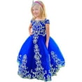 thumbnail image 3 of Girls Princess Pageant Dreses Party Prom Puffy Ball Gowns Formal Dresses, 3 of 5