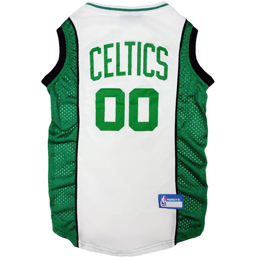 Pets First NBA Boston Celtics Mesh Basketball Dog Jersey, Available in