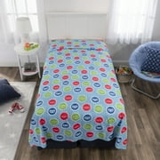 PJ Masks Kids Twin Sheet Set, White and Blue