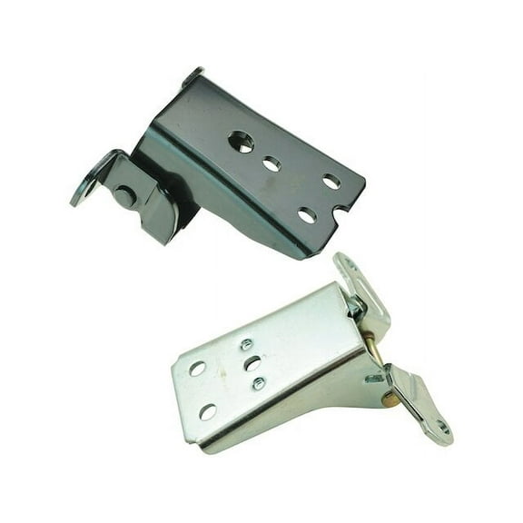 Right Door Hinge Set 2 Piece Set - Compatible with 1980 - 1997 Ford F-250 1981 1982 1983 1984 1985 1986 1987 1988 1989 1990 1991 1992 1993 1994 1995 1996