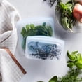 thumbnail image 2 of Sacs de Rangement Alimentaires Réutilisables en Silicone Premium, Lot de 2, Transparents, Sacs de Rangement Alimentaires Multi-Usages, Sac à Lunch, Contenants de Voyage, Sans BPA, Anti-Fuite, Lavables au Lave-Vaisselle, Écologiques, 2 of 4