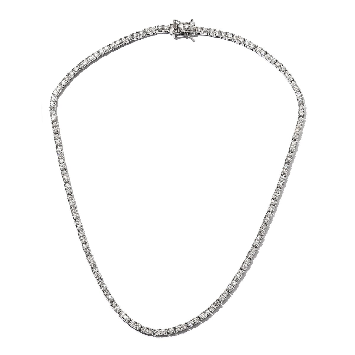 tennis necklace moissanite