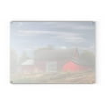 thumbnail image 3 of U R There Photography Wheeling Road Horse Barn Rustic Farmhouse Tempered-Glass Cutting Board 8"x 11", 3 of 8