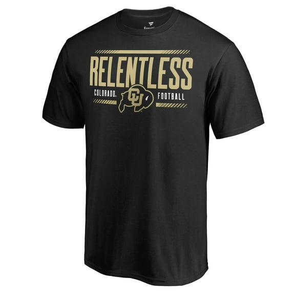 Men's Black Colorado Buffaloes Relentless T-Shirt