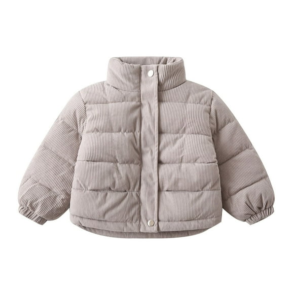 Mercatoo Toddler Kids Corduroy down Coat Boys Girls Winter Warm Lightweight Jacket Cute Birthday Jacket