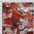 thumbnail image 4 of oneOone Cotton Poplin Maroon Fabric Abstract-Blurred Floral Pattern Fabric For Sewing Printed Craft Fabric By The Yard 56 Inch Wide, 4 of 4