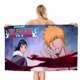 thumbnail image 1 of BLEACH Toalla de playa de secado rápido con diseño temático, regalo para mujeres y niñas, ideal para cumpleaños, fans, amantes de la música, uso en la playa o al aire libre, 78 × 150 cm, 1 of 6