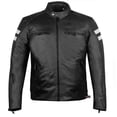 thumbnail image 5 of New AXE Men's Leather Jacket Motorcycle CE Armor Biker Street Cruiser Safety L, 5 of 7