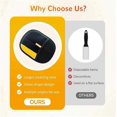 thumbnail image 2 of Yomi Pet Hair Remover Gloves - Reusable Electrostatic Cat & Dog Hair Removal Gloves (3 Pack), 2 of 5