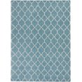 thumbnail image 2 of Nourison Amore Shag Aqua 6'7" x 9'6" Area Rug, (7x10), 2 of 9